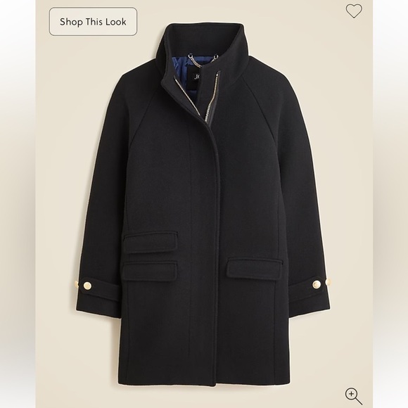 J crew Toscana coat in Italian stadium-cloth wool blend - Picture 5 of 6